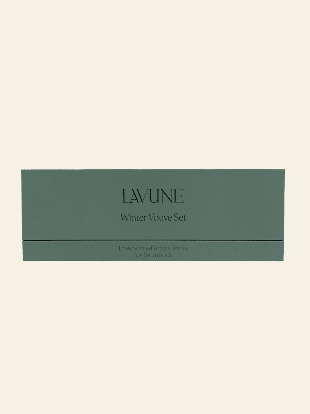 CANDLES Nesting Collection Votive Candle Set - Ember, Evergreen, and Hearth LAVUNE