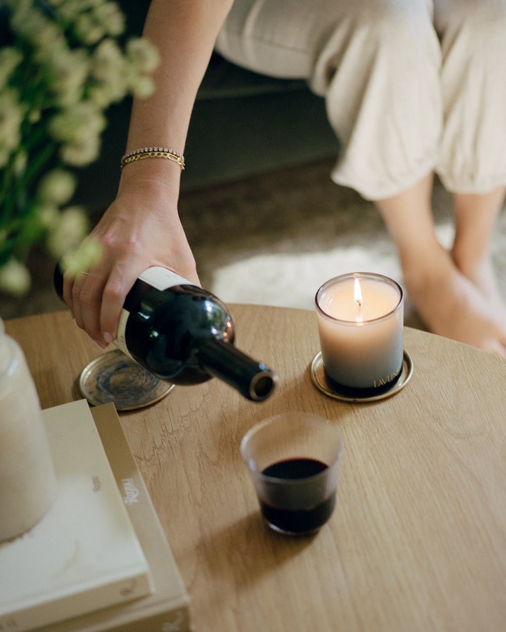 CANDLES N˚02 Dusk Candle | Black Tea & White Floral Luxury LAVUNE