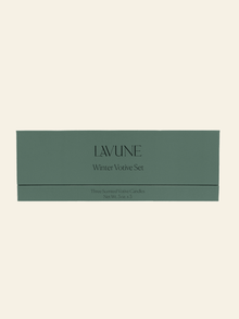 CANDLES Nesting Collection Votive Candle Set - Ember, Evergreen, and Hearth LAVUNE
